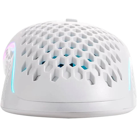 Redragon M808, KS Storm Pro Dual Mode Wired & Wireless RGB Gaming Mouse - White