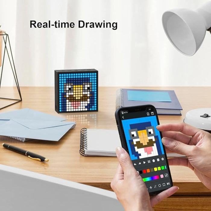 مكبر صوت بلوتوث Divoom Timebox-Evo Pixel 16x16 Art