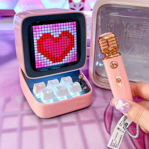 Divoom DitooMic Bluetooth Speaker with Microphone Karaoke Function