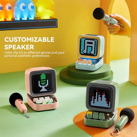 Divoom DitooMic Bluetooth Speaker with Microphone Karaoke Function