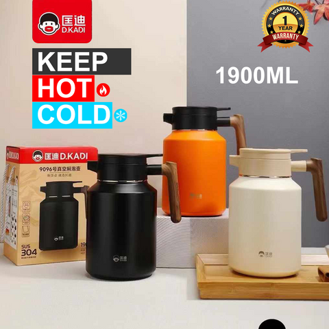 D.kadi Vacumm-Bottle-1.9L orange