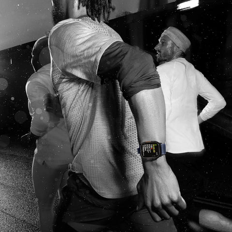 Apple Watch Ultra 2 GPS + Cellular 49mm – Black Titanium Case With Dark Green Alpine Loop - Small