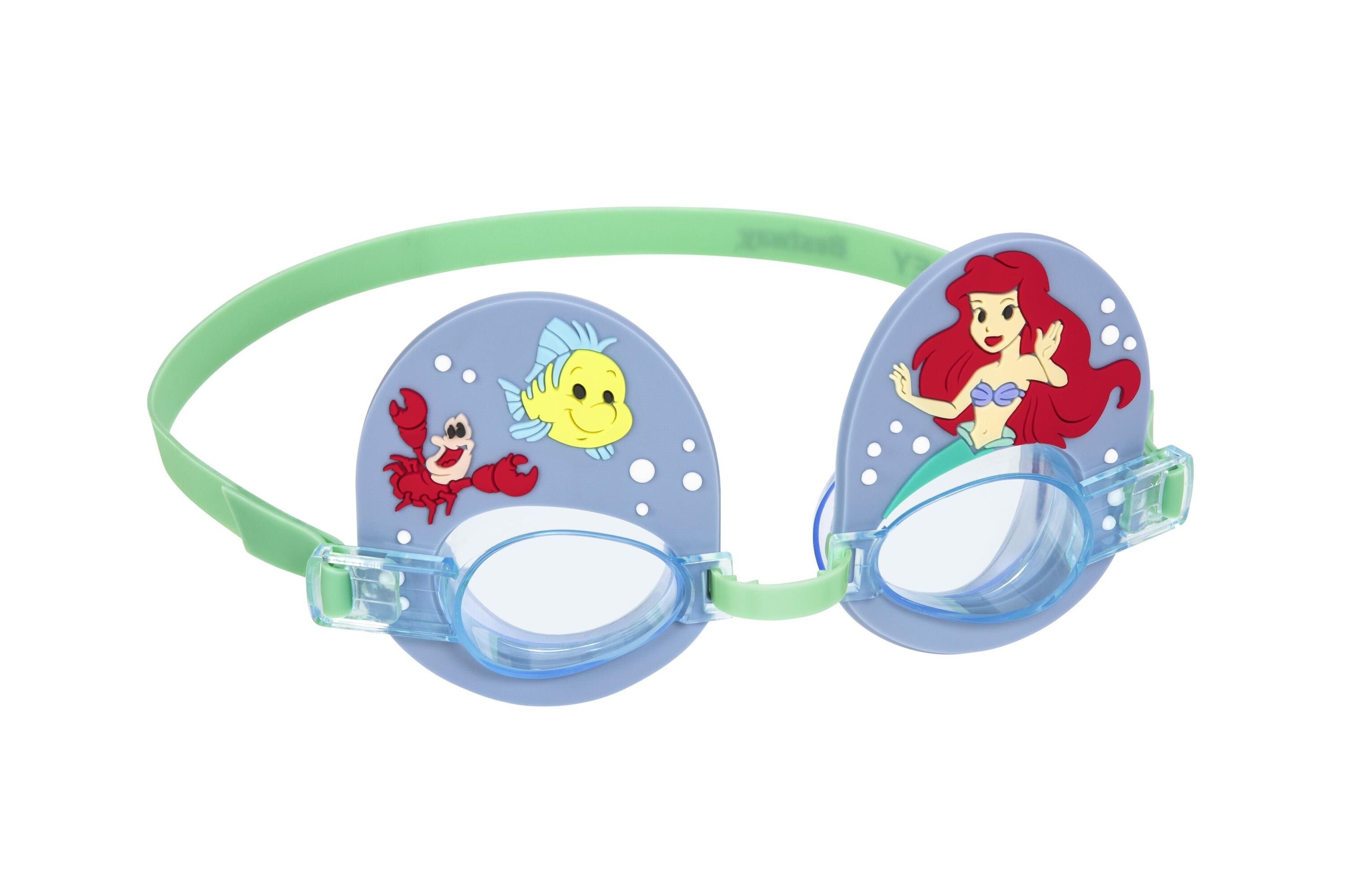 Bestway Deluxe Ariel Kids Swimming Goggles Age 3+