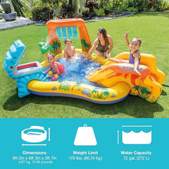 INTEX DINOSAUR PLAY CENTER 249CM x 191CM x 109CM