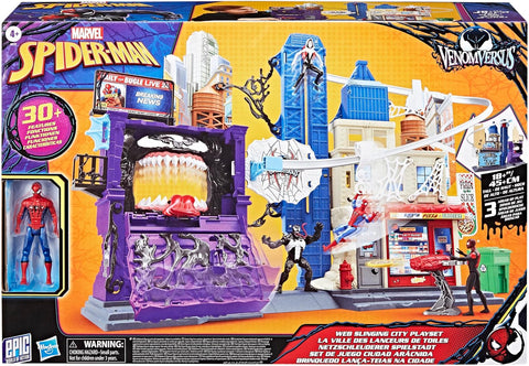 Hasbro G0737, Marvel Spider-Man VenomVersus Web Slinging City Playset