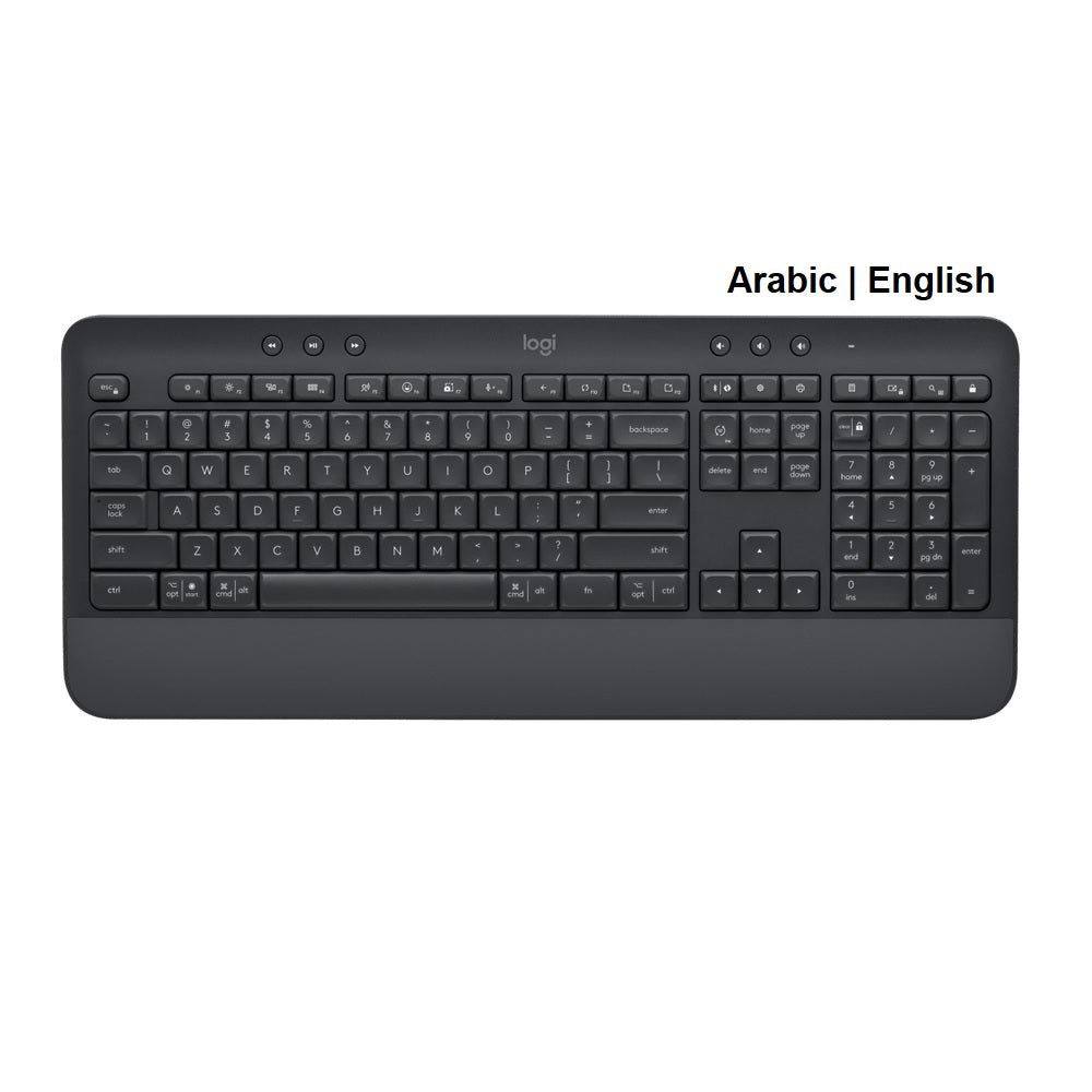 Logitech K650 SIGNATURE Bluetooth keyboard Graphite - Arb/Eng