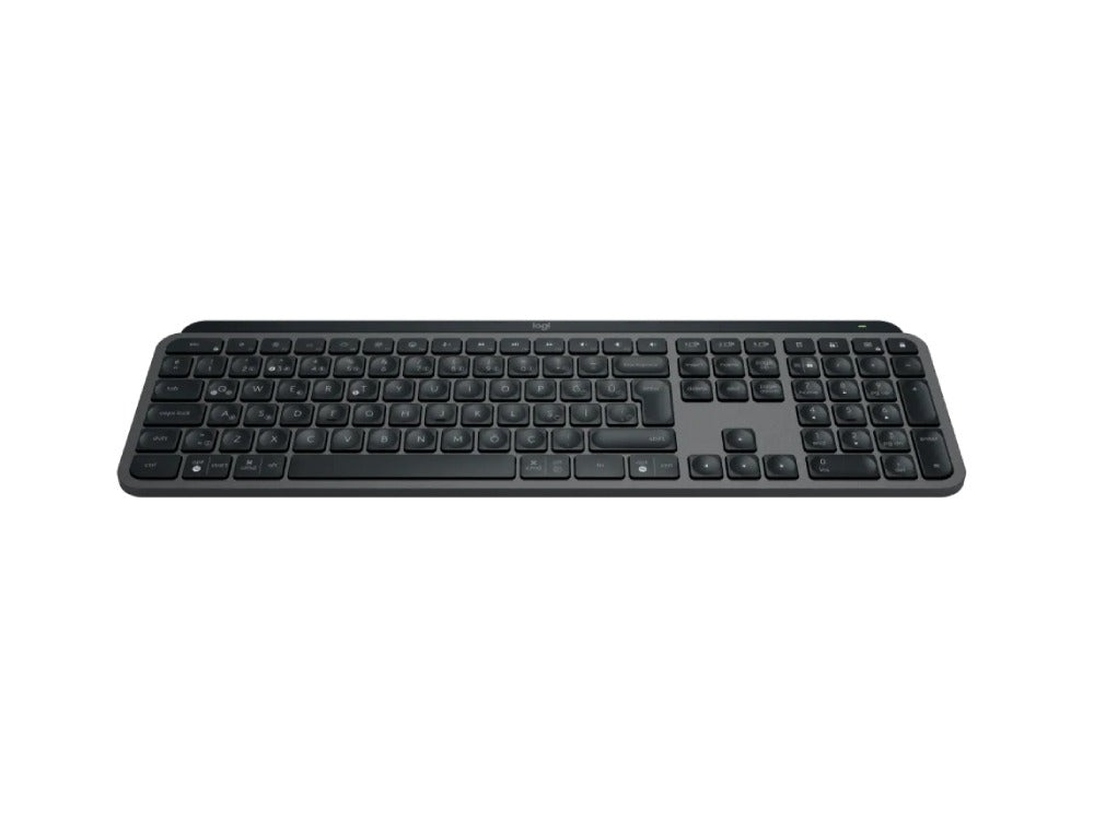 لوجيتك Max Keys S، لوحة مفاتيح لاسلكية متقدمة مضاءة – جرافيت