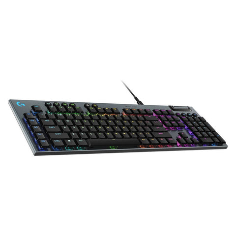 Logitech G915, X Wired Low Profile Mechanical Gaming Keyboard (Tactile Switch) - Black (US Layout)