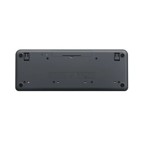 Logitech K250, Wireless/Bluetooth Keyboard, English/Arabic - Graphite