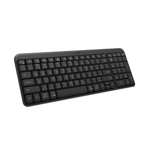 Logitech K250, Wireless/Bluetooth Keyboard, English/Arabic - Graphite