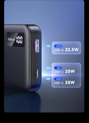 UGREEN 10000mAh PD-20W Two-way Fast Charging Power Bank Black PB311