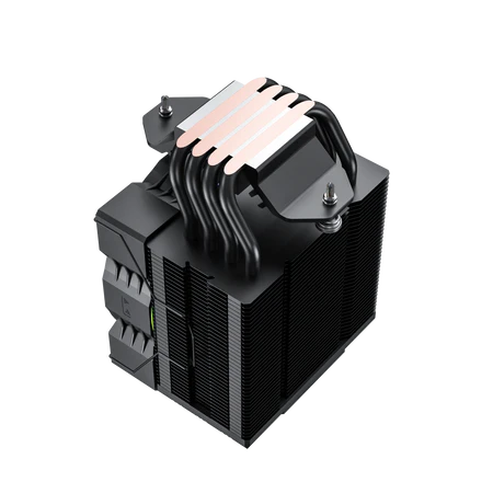 ريدراجون CC-1014، مبرد معالج مع شاشة عرض درجة الحرارة، مروحة RGB بحجم 9 سم – أسود