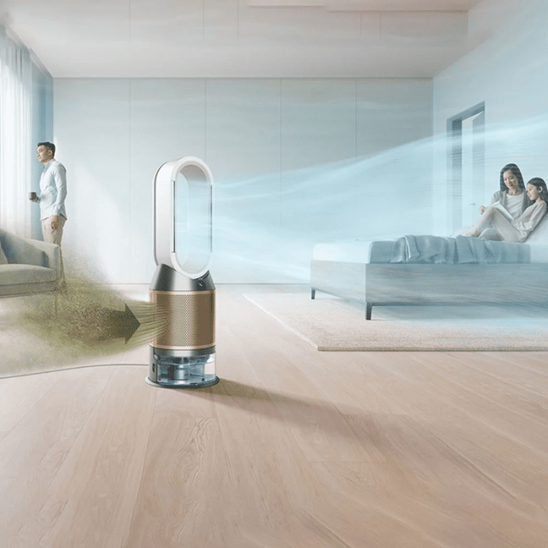 Dyson PH05 2 in 1 Purifier & Humidifier +Cool PH2 De-NOx - White/Gold