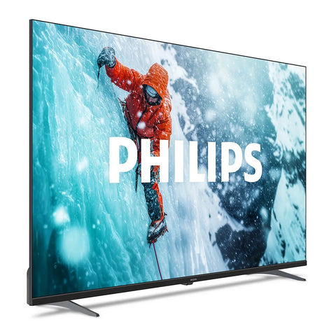 فيليبس تلفزيون 65 بوصة، دقة UHD، تقنية LED، يعمل بنظام Google TV، موديل 65PUT7330/56 – أسود