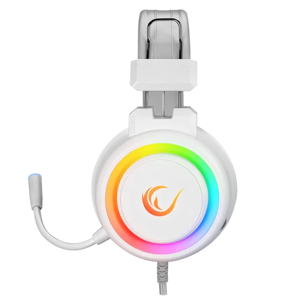 Rampage SN-R10 ALQUIST RGB Headset with USB and 3.5mm AUX - White