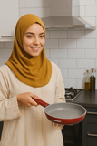 Daewoo Granite Frying Pan 28 cm - Red