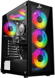 PC Bundle: PC Gaming i5-14400F/RTX 5060/16GB DDR5/1TB with Sades NC-Pelagia /24" FHD/ HDMI 2.1/ 0.5ms/200Hz/VA/Curved White Monitor & Sades Battle Ram Keyboard/Mouse/Mousepad