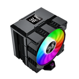 ريدراجون CC-1014، مبرد معالج مع شاشة عرض درجة الحرارة، مروحة RGB بحجم 9 سم – أسود