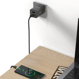باوا PW-TCRT31UK-BK، شاحن حائط رجعي بقدرة 3.1A مزدوج USB - بريطاني