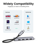 UGREEN CM219, 4-Port USB3.0 Hub with USB-C Power Supply