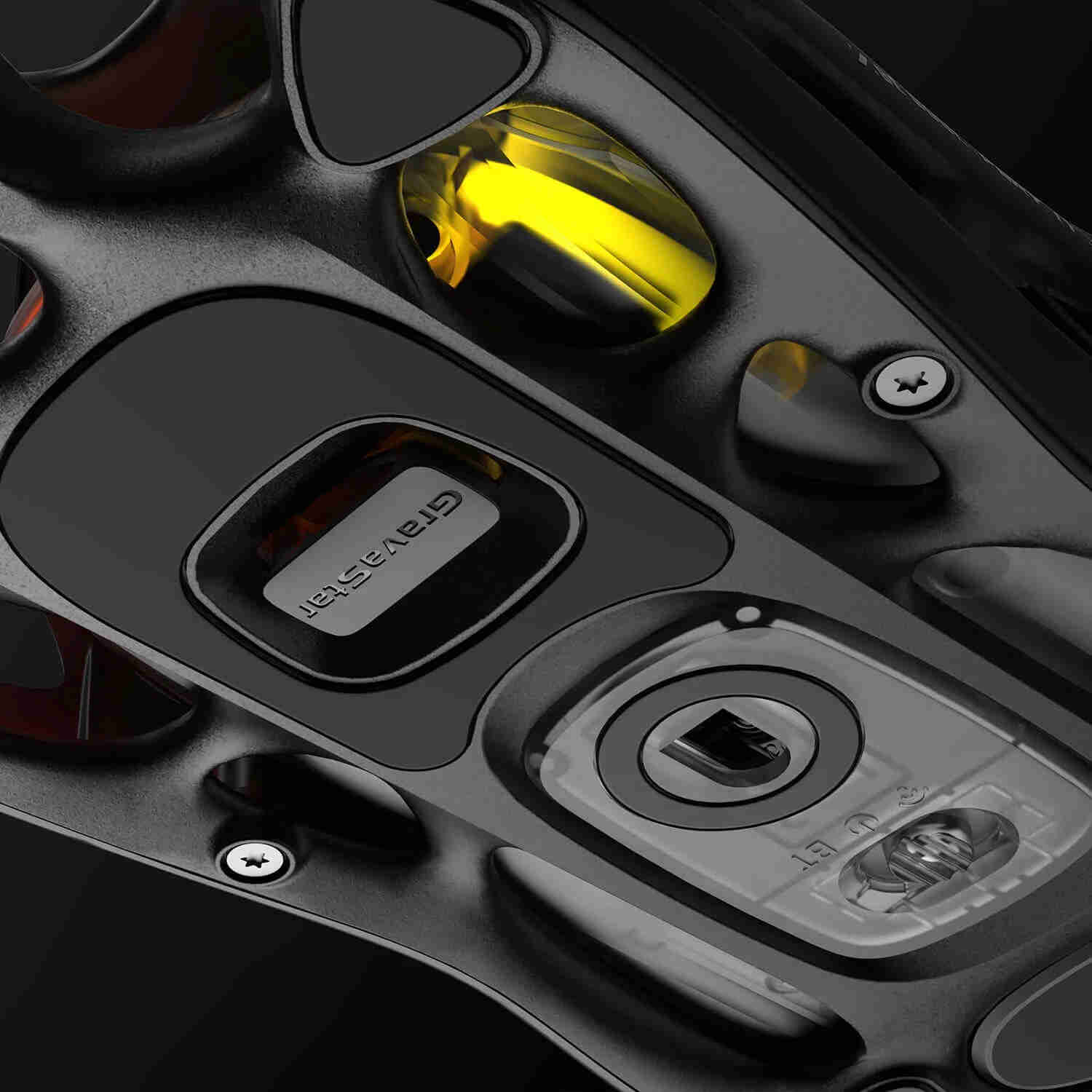 جرافاستار ماوس الألعاب اللاسلكي ميركوري أم 1 برو - رمادي