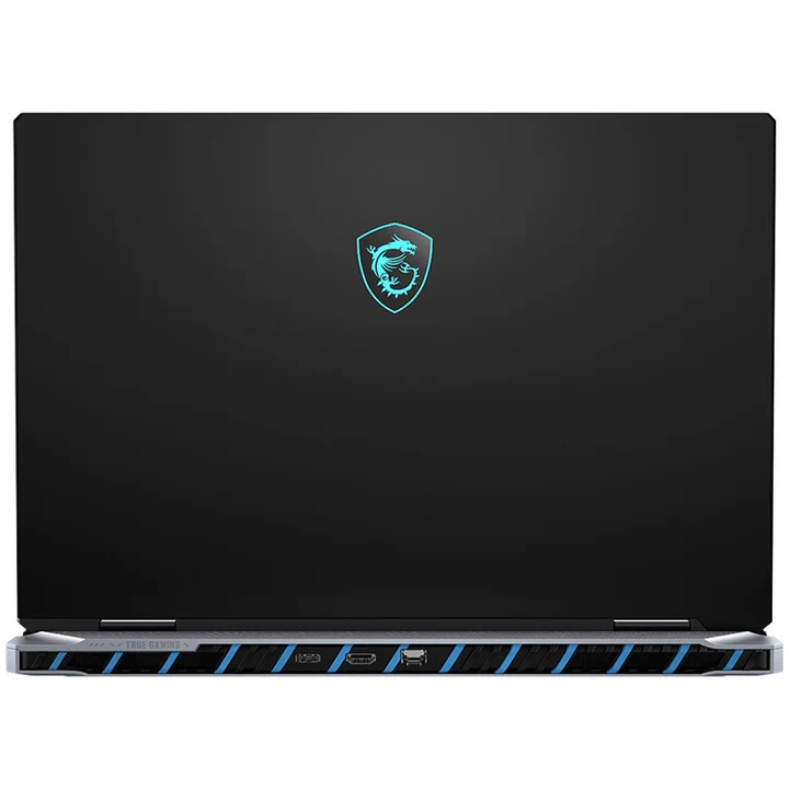 كمبيوتر محمول للألعاب MSI Titan 18 HX A14VIG مقاس 18 بوصة UHD+، 120 هرتز، وحدة معالجة مركزية i9-14900HX، GeForce RTX 4090 16 جيجابايت، ذاكرة وصول عشوائي 128 جيجابايت DDR5