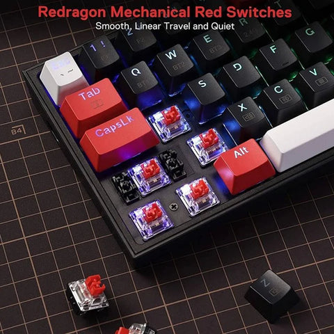 Redragon K628RGB-PRO, Pollux Pro Wireless RGB Gaming Keyboard