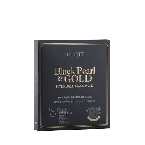Black Pearl & Gold Hydrogel Mask