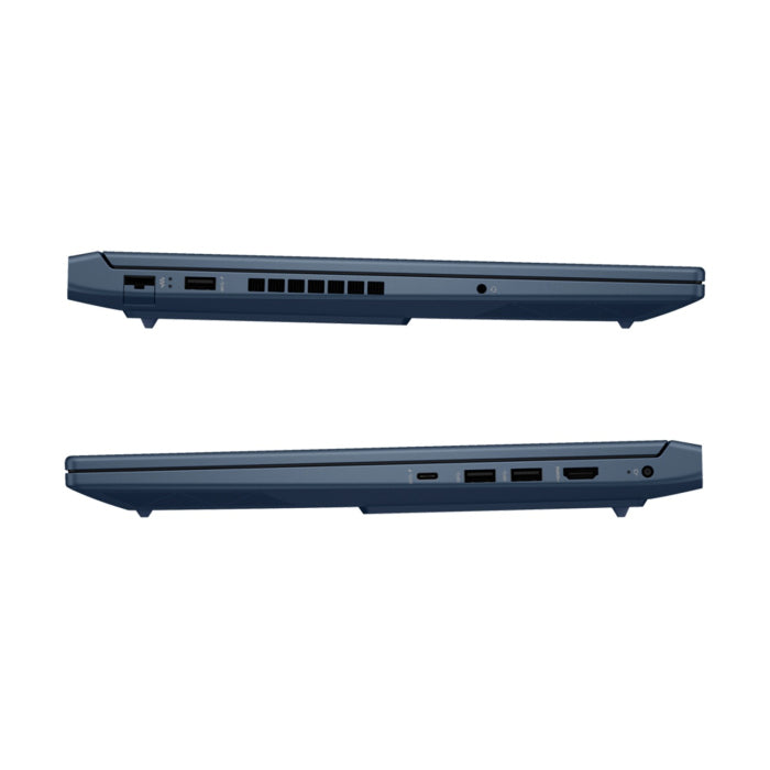 كمبيوتر محمول للألعاب HP VICTUS 16-R1043-معالج Intel Core i7-14700HX من الجيل الرابع، شاشة FHD مقاس 16 بوصة، ذاكرة وصول عشوائي 16 جيجابايت، قرص SSD سعة 512 جيجابايت، بطاقة رسومات NVIDIA GeForce RTX 4050 سعة 6 جيجابايت، نظام تشغيل DOS - أزرق