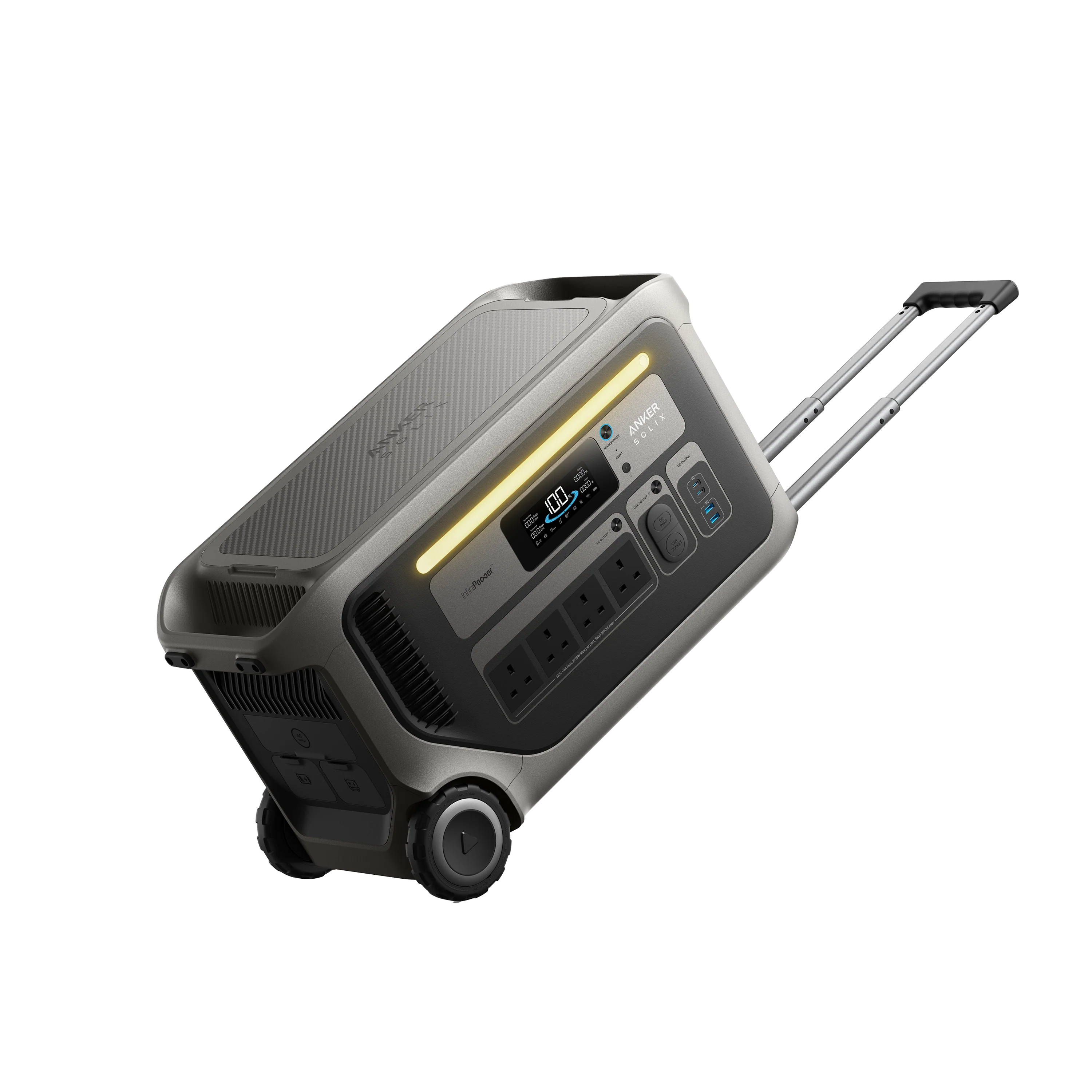 أنكر محطة طاقة محمولة SOLIX F3000 – بسعة 3,072 واط في الساعة وقدرة 3,600 واط.