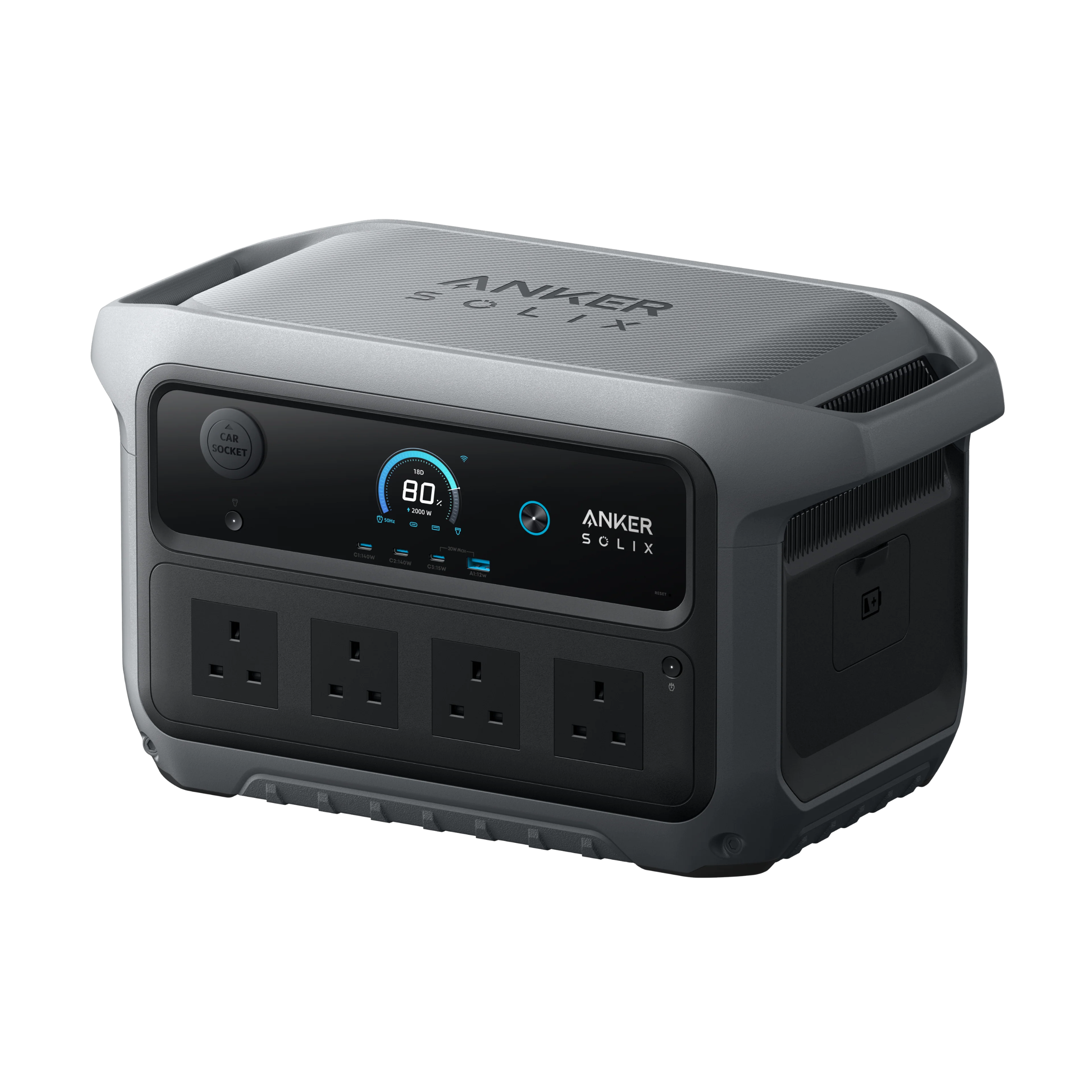 Anker SOLIX C2000 Gen 2 Portable Power Station - 2400W