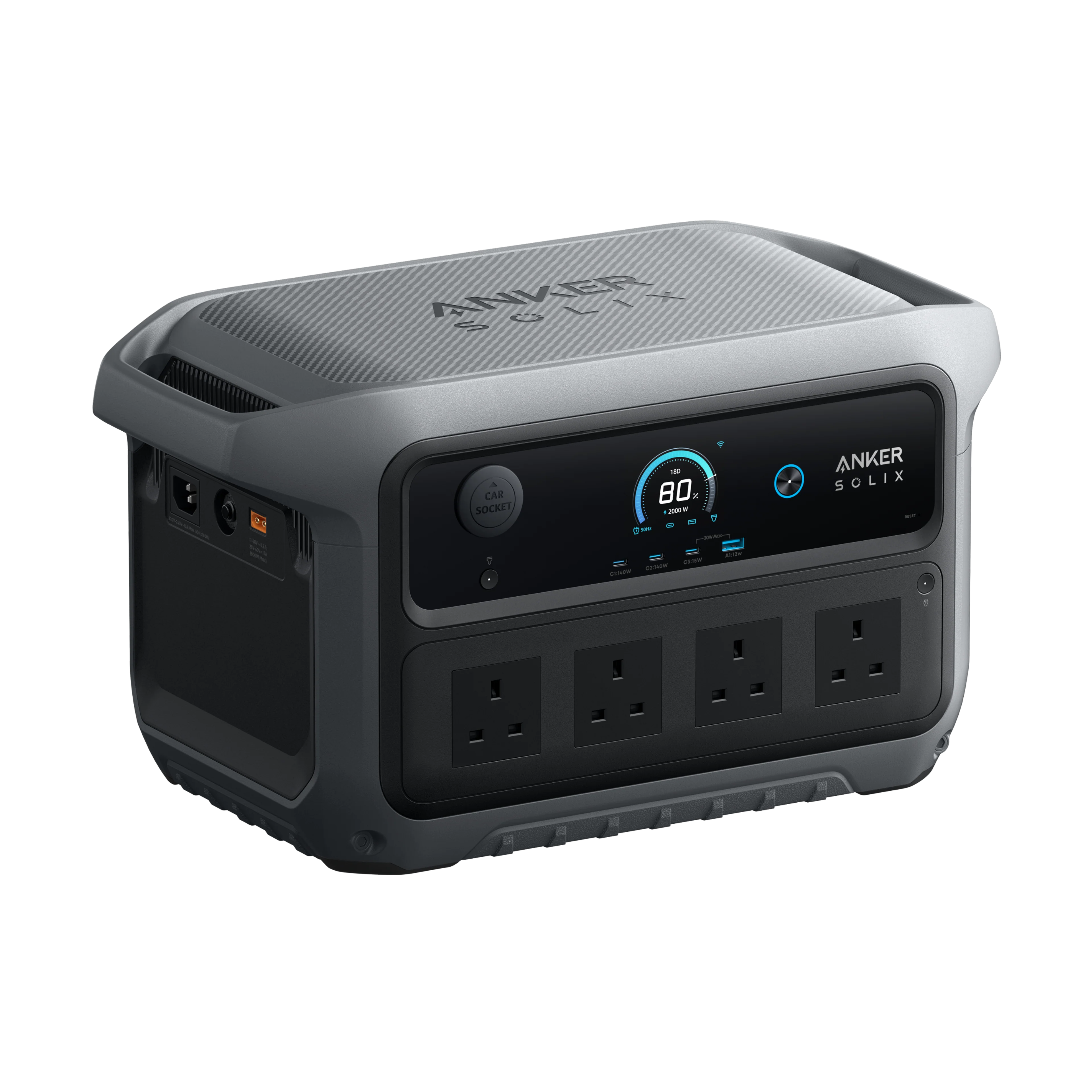 Anker SOLIX C2000 Gen 2 Portable Power Station - 2400W