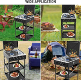 Sumo SM-1104, 4 Burner Gas Stove with Copper Burners