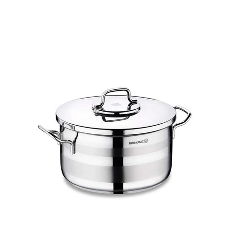 Korkmaz Astra2 A2026 Stainless Steel Casserole – 26x14 cm | 7.25L