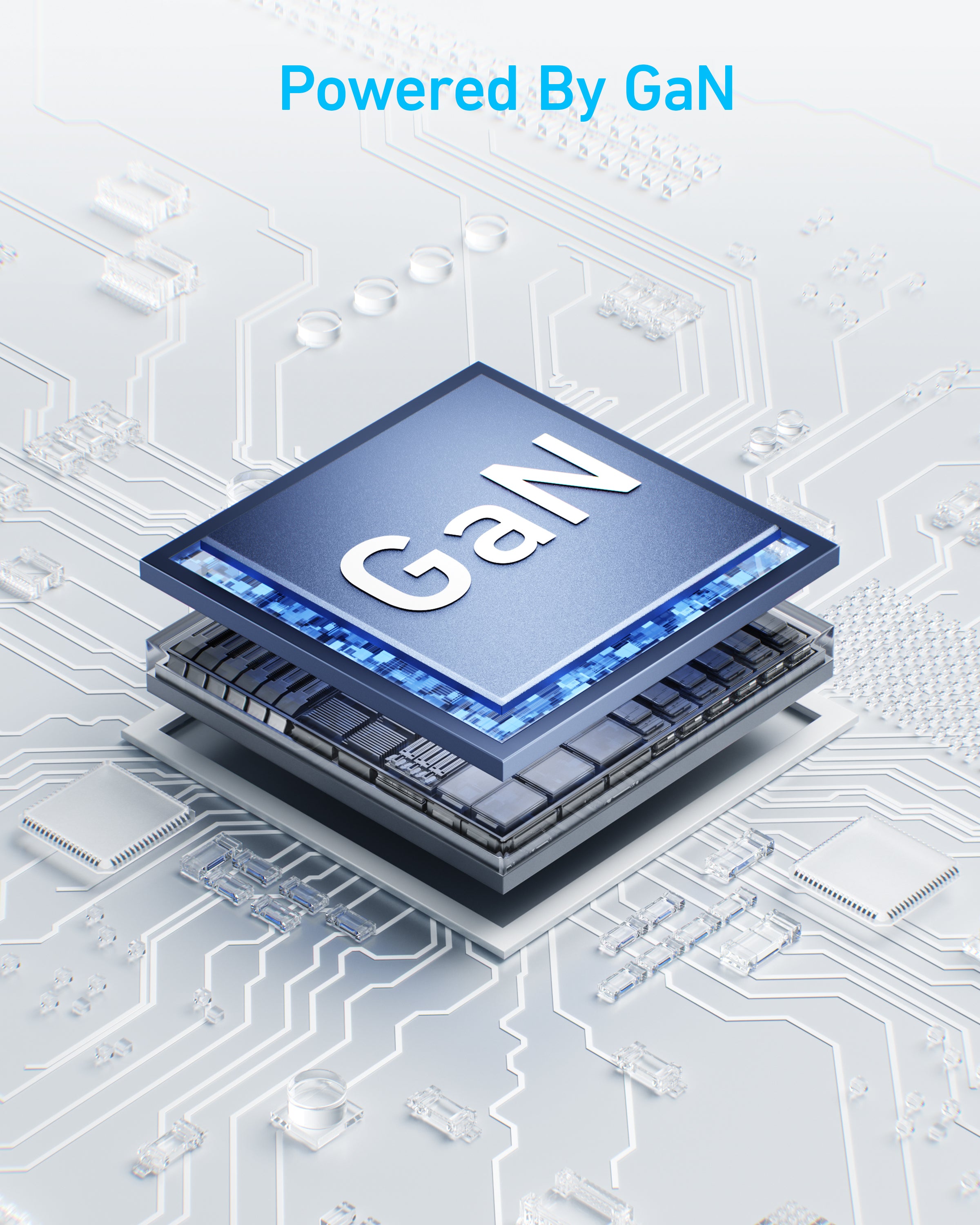 شاحن أنكر 112 واط 6 منافذ GaN – محطة شحن مكتبية 3 USB-C و3 USB-A (أسود)