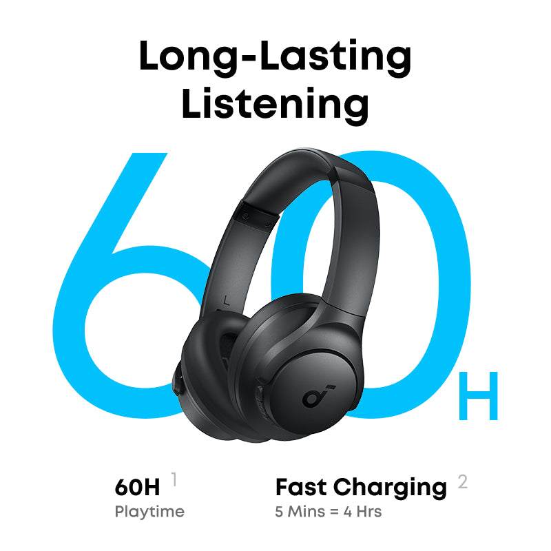 أنكر ساوندكور Q11i سماعات رأس لاسلكية فوق الأذن بلوتوث