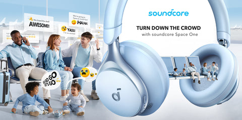 أنكر ساوندكور سبيس وان سماعة رأس بلوتوث