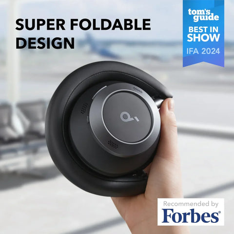 أنكر ساوندكور سبيس وان برو، سماعة رأس فليكسي كيرف فوق الأذن