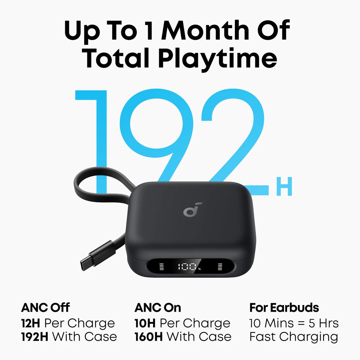 Anker SoundCore P41i, Wireless Earbuds with Portable Phone Charger (Built-in)