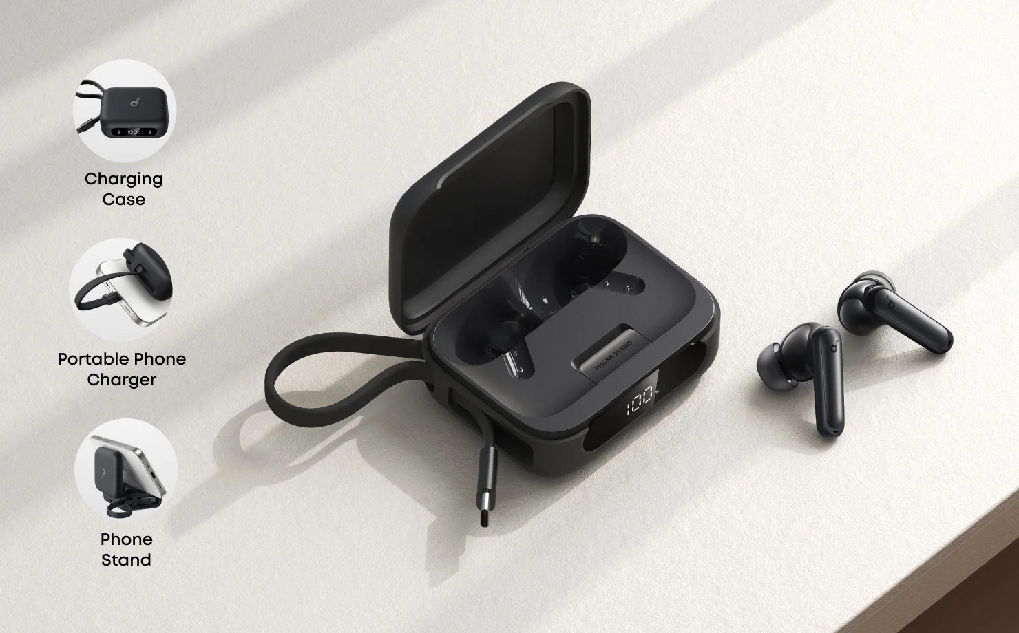 Anker SoundCore P41i, Wireless Earbuds with Portable Phone Charger (Built-in)