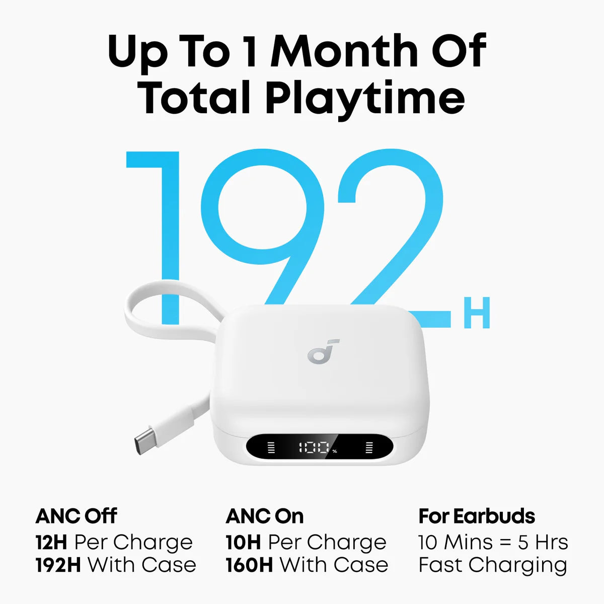 Anker SoundCore P41i, Wireless Earbuds with Portable Phone Charger (Built-in)