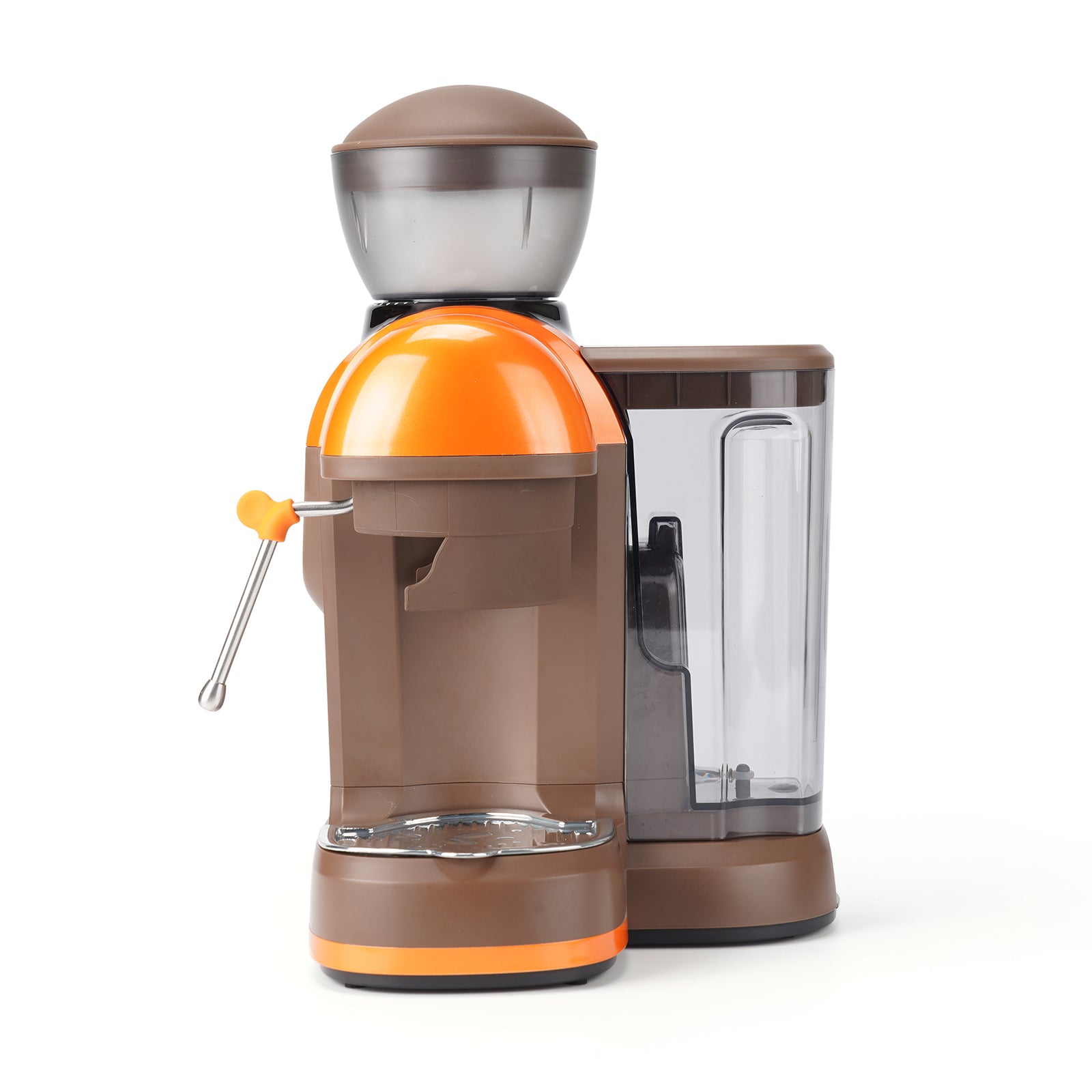 iCafilas ME2603 Semi-Automatic Espresso Coffee Maker with Integrated Burr Grinder
