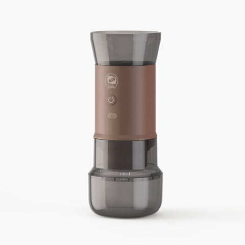 iCafilas FK14 Brown Mini Rechargeable Electric Coffee Grinder