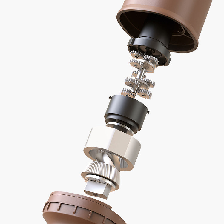 iCafilas FK14 Brown Mini Rechargeable Electric Coffee Grinder