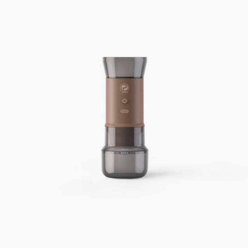 iCafilas FK14 Brown Mini Rechargeable Electric Coffee Grinder