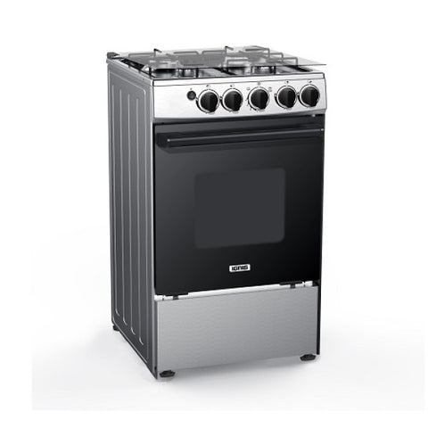 Ignis Gas Cooker 50x55, 4 Burners, Silver