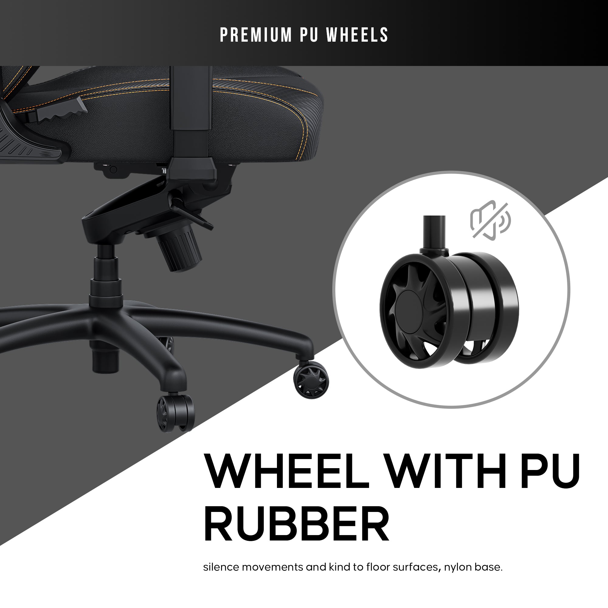 Anda Seat Phantom 3 XL Gaming Chair - Black