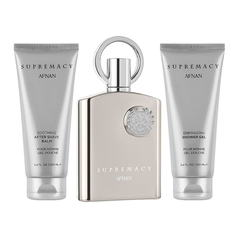 Afnan Supremacy 3 Pcs Set For Him - EDP 100 ML+Shower Gel 150 ML+After Shave 150 ML