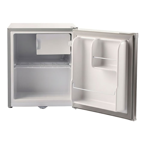 ثلاجة بار صغيرة وانسا 1.6 قدم مكعب 46 لتر – ثلاجة صغيرة بباب واحد مدمجة (فضي)