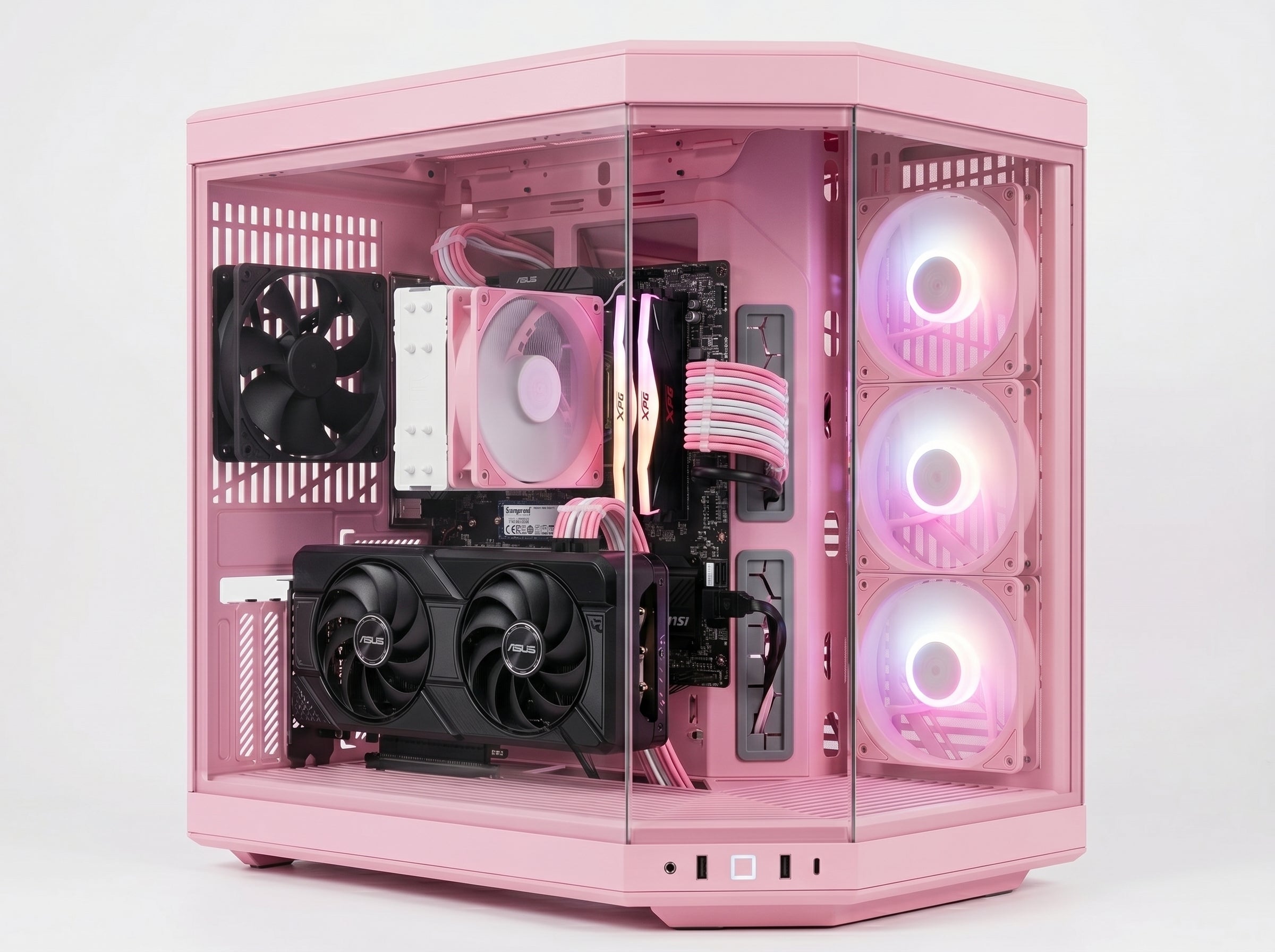 تجميعة كمبيوتر ألعاب قيمنق (Intel Core i5-14400F, RTX 5060 8GB) – رام 16 جيجابايت DDR5، هارد 1 تيرا بايت NVMe، مع نظام Windows 11 Pro